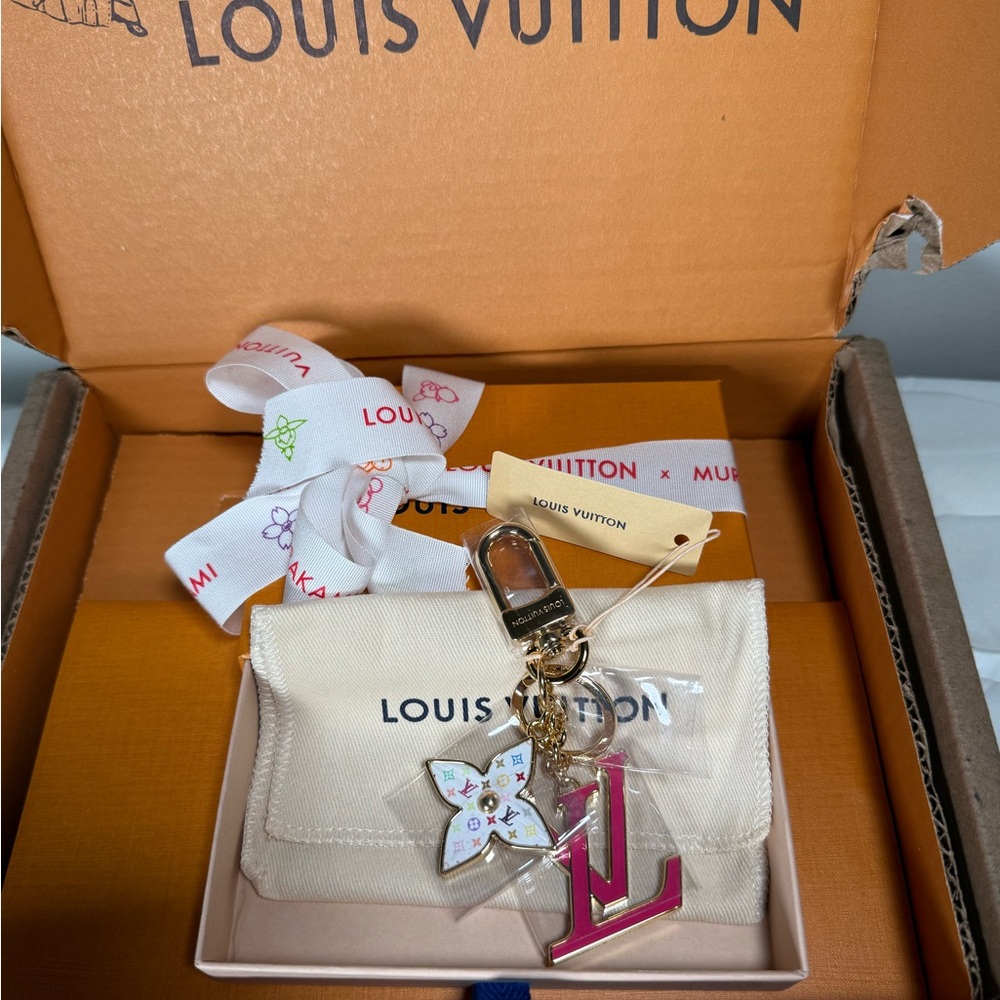 Louis Vuitton x Murakami Multicolor Keychain Bag Charm SOLD OUT everywhere